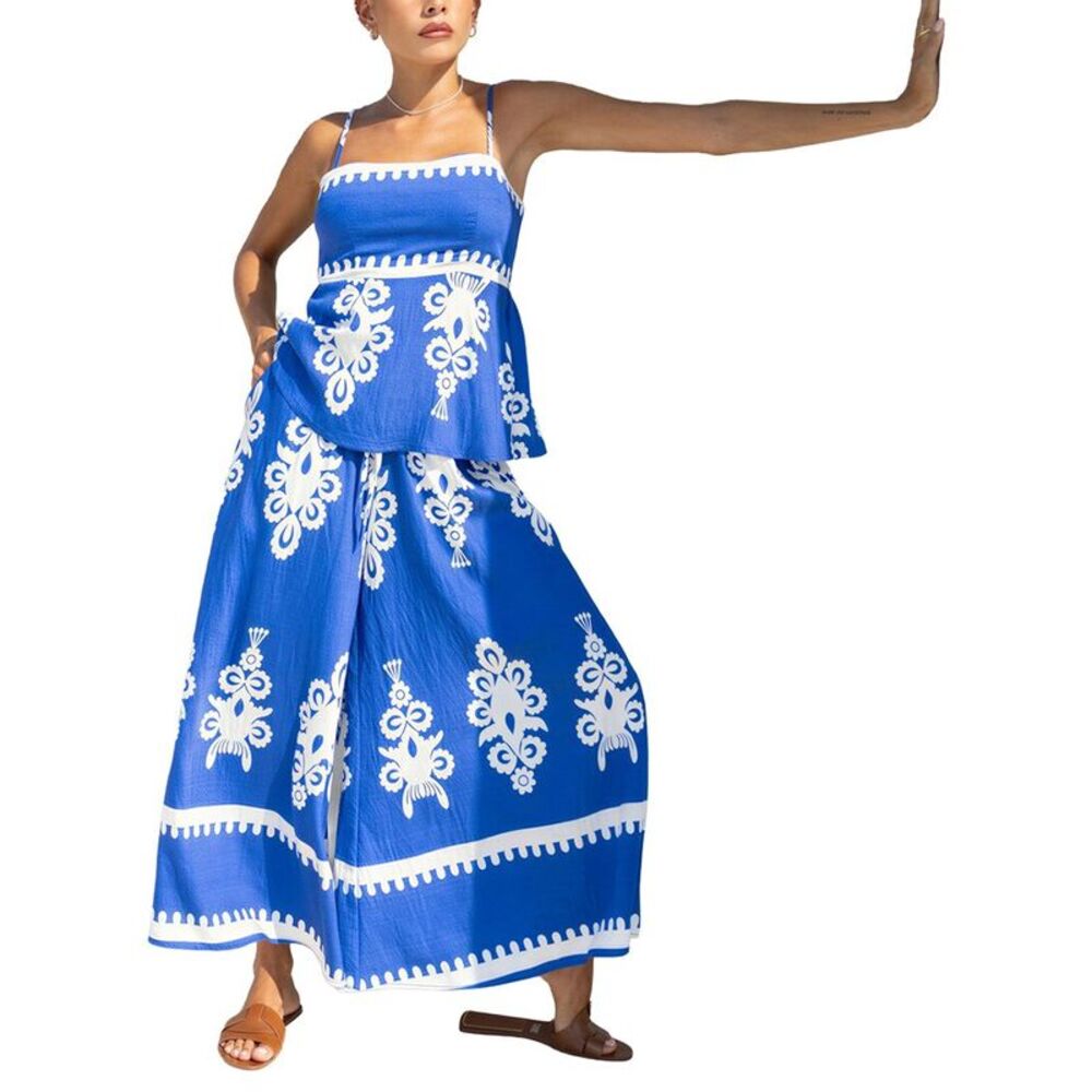 Leon Gori Womens Leon 2Pc Top & Skirt Set
